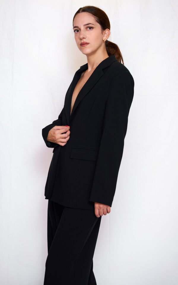 Black signature jacket/ckontova σακάκι - Image 2