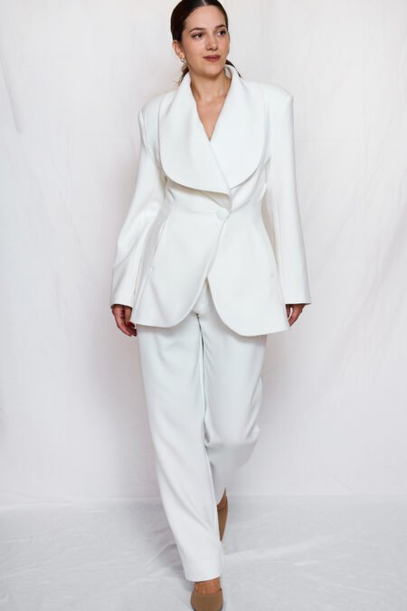 Tailored jacket white/ckontova σακάκι