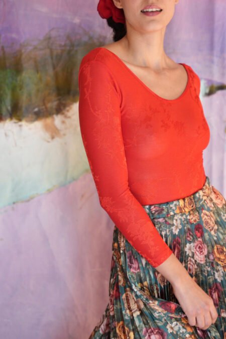 Aurora body in red/Madame Shoushou κορμάκι