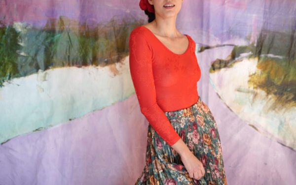 Aurora body in red/Madame Shoushou κορμάκι