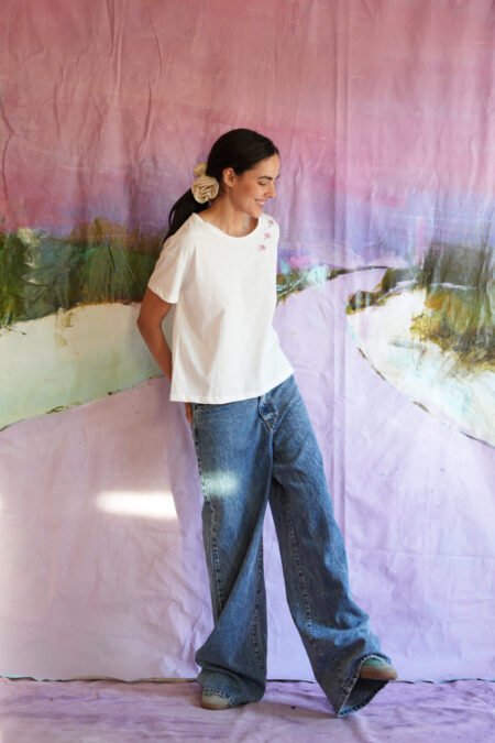 Paulonie jeans blue/Madame Shoushou τζην παντελόνι
