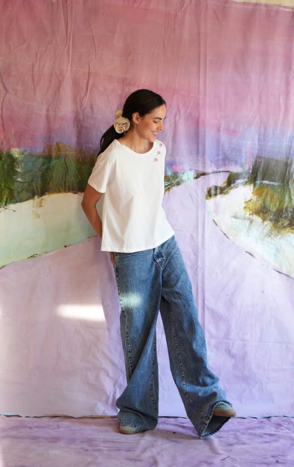 Paulonie jeans blue/Madame Shoushou τζην παντελόνι