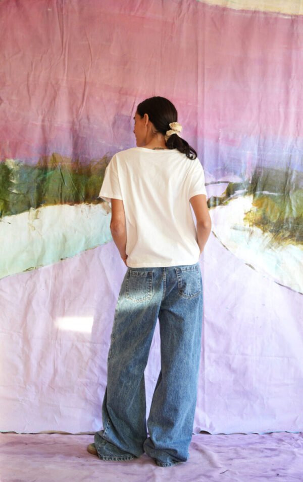 Paulonie jeans blue/Madame Shoushou τζην παντελόνι - Image 3