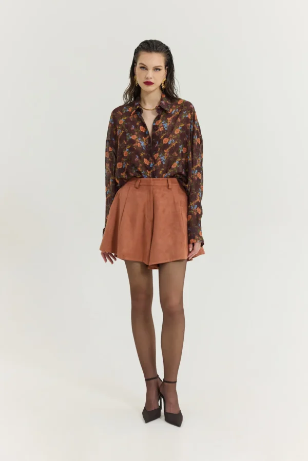 Heather Shirt (Pack Your Bags Bordeaux)/Hemithea πουκάμισο - Image 2