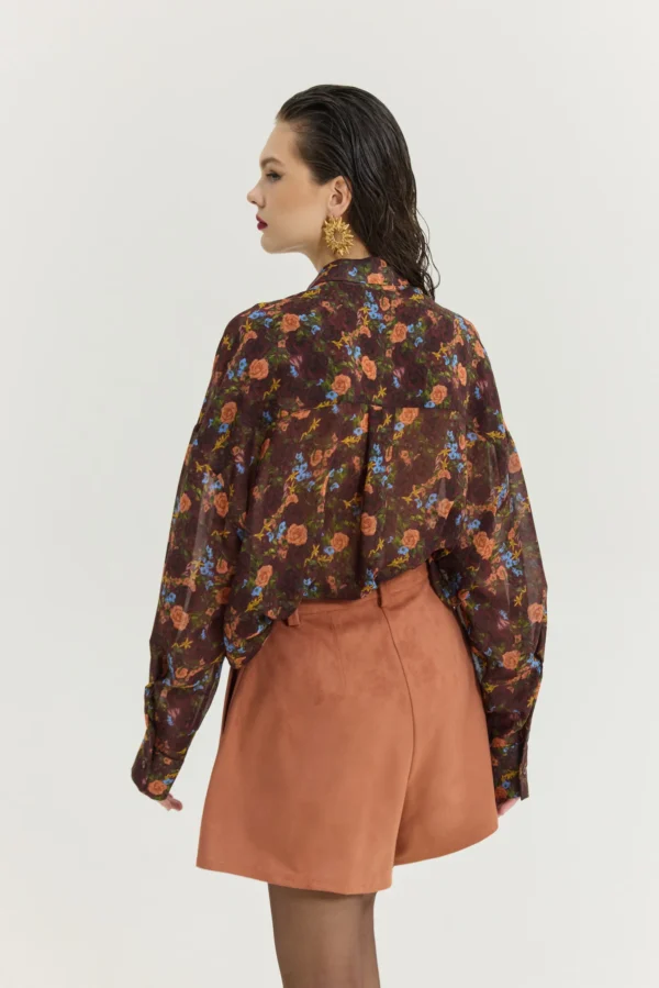 Heather Shirt (Pack Your Bags Bordeaux)/Hemithea πουκάμισο - Image 3