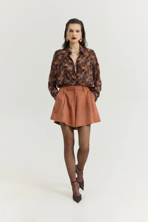 Heather Shirt (Pack Your Bags Bordeaux)/Hemithea πουκάμισο - Image 5