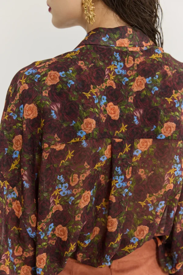 Heather Shirt (Pack Your Bags Bordeaux)/Hemithea πουκάμισο - Image 6
