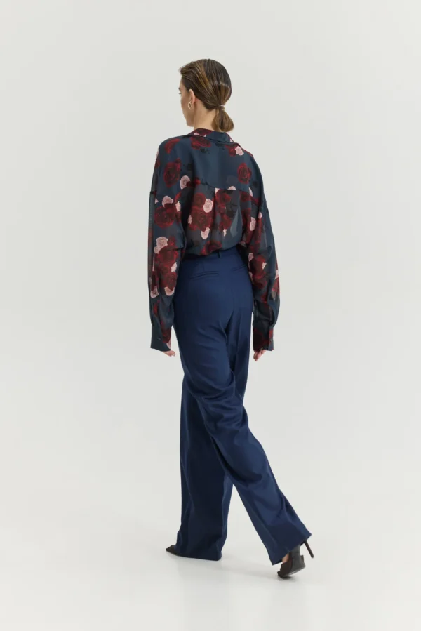 Heather Shirt (Shadow Roses Blue)/Hemithea πουκάμισο - Image 2