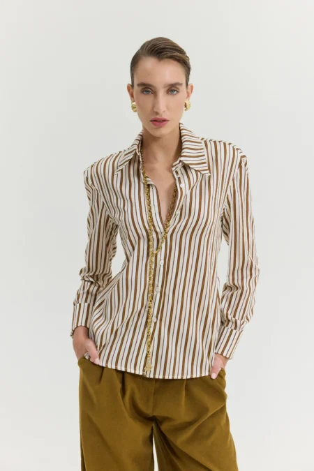 Negroni Shirt (Mustard)/Hemithea πουκάμισο