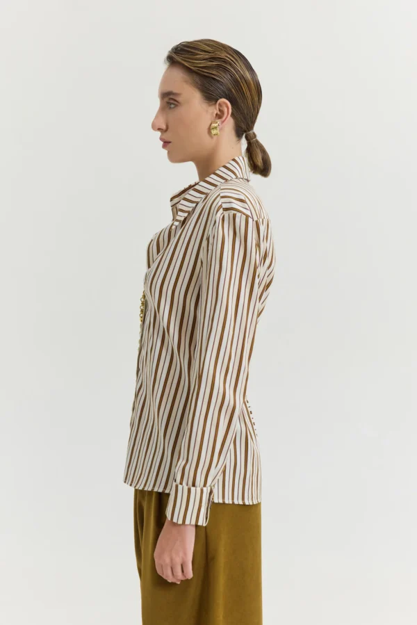 Negroni Shirt (Mustard)/Hemithea πουκάμισο - Image 2