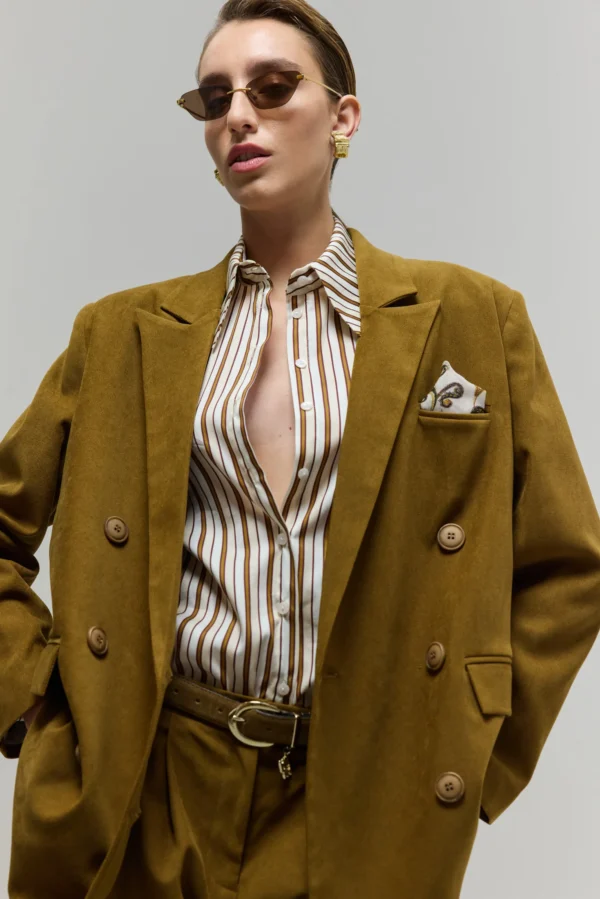 Negroni Shirt (Mustard)/Hemithea πουκάμισο - Image 7