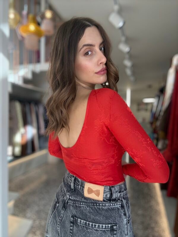 Paulonie jeans grey/Madame Shoushou τζην παντελόνι - Image 2