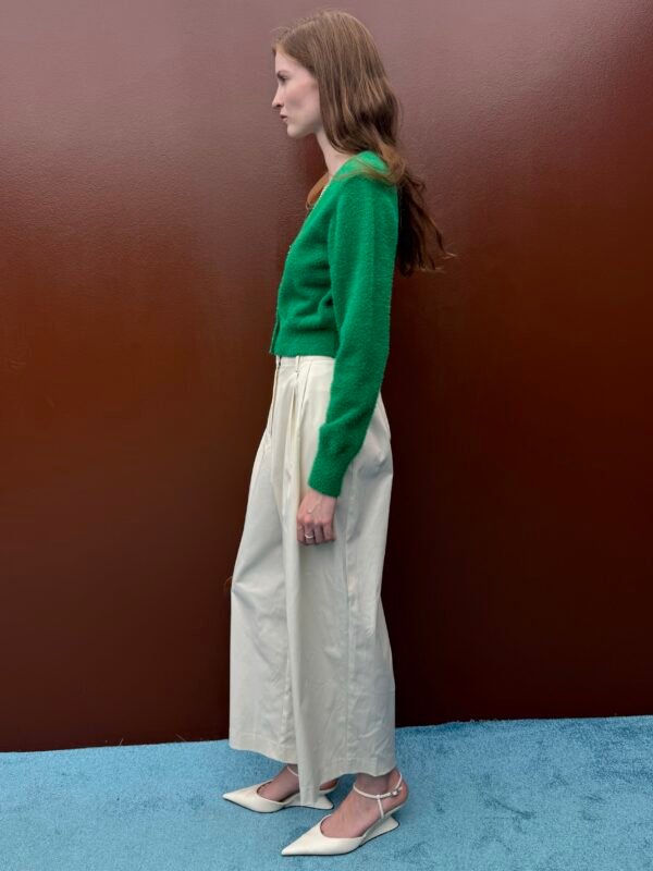 Knitted top (green)/Milkwhite μπλούζα - Image 2