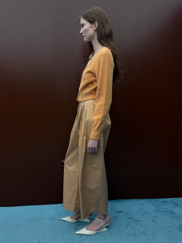 Knitted top (peach)/Milkwhite μπλούζα - Image 3