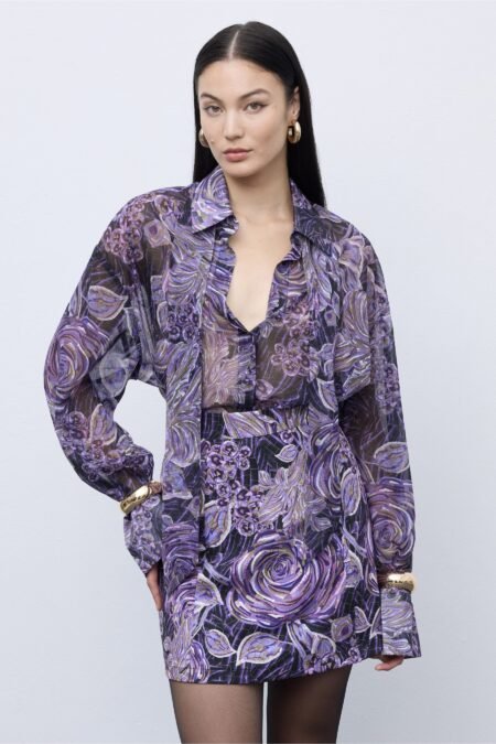 Mosaic Mauve Anthesis Shirt/Ciel πουκάμισο