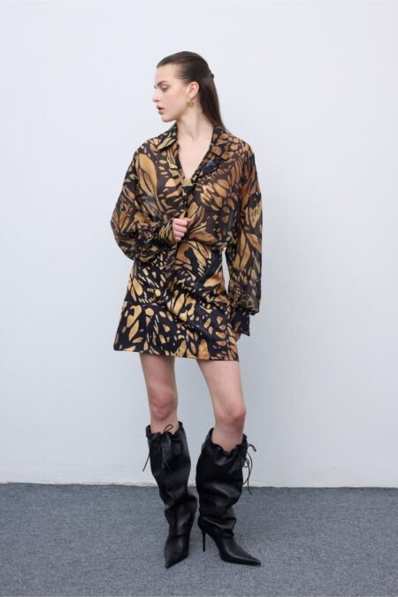 Butterfly mosaic mini skirt/Ciel φούστα