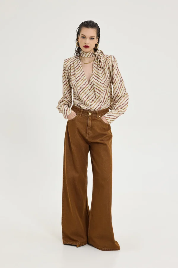 Salem Denim Pants (Tobacco)/Hemithea τζην παντελόνι - Image 2