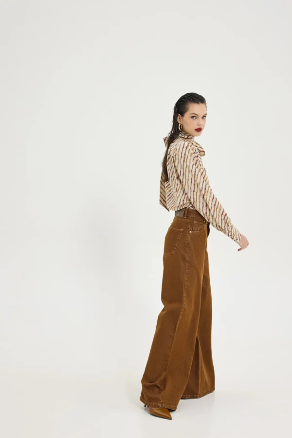 Salem Denim Pants (Tobacco)/Hemithea τζην παντελόνι - Image 4
