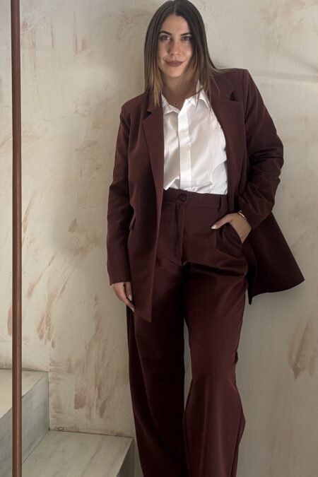 Pablo pants (bordeaux)/New age παντελόνι