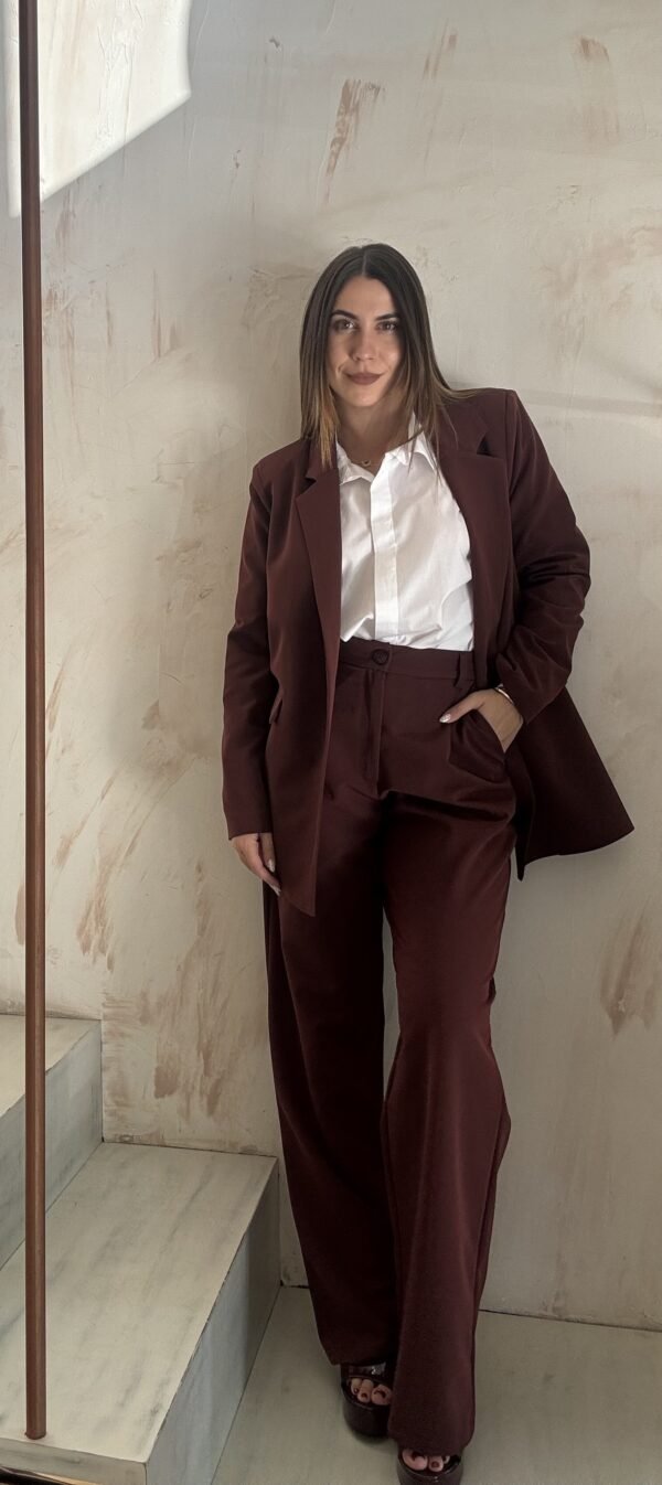 Pablo pants (bordeaux)/New age παντελόνι