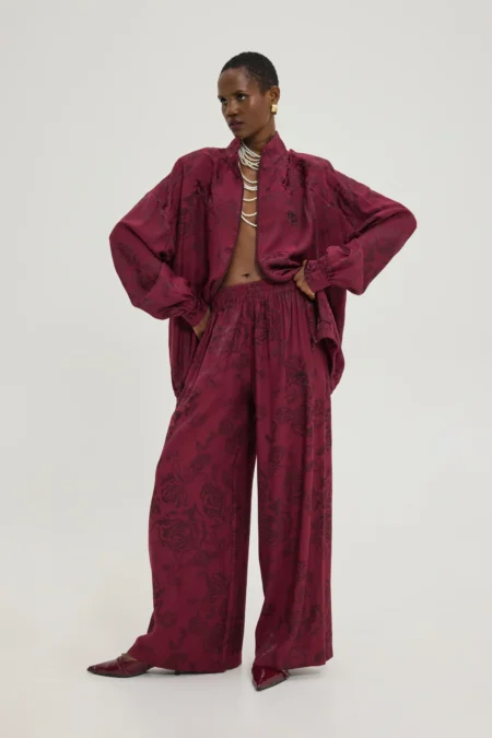 Peacock Pants (bordeaux)/Hemithea παντελόνι
