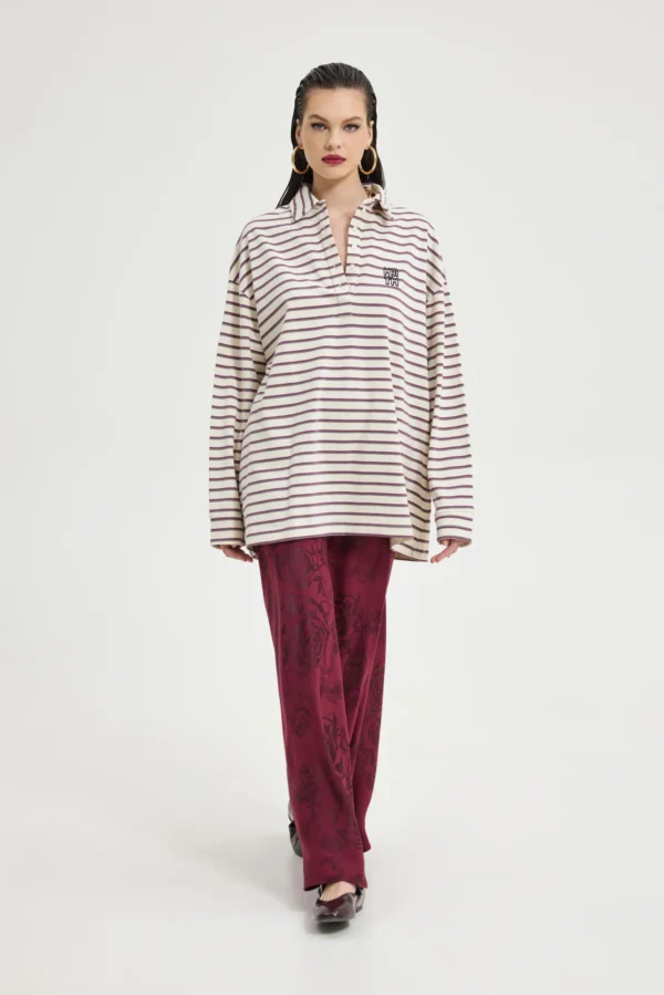 Rosemary Skirt (Bordeaux)/Hemithea jacket - Image 2