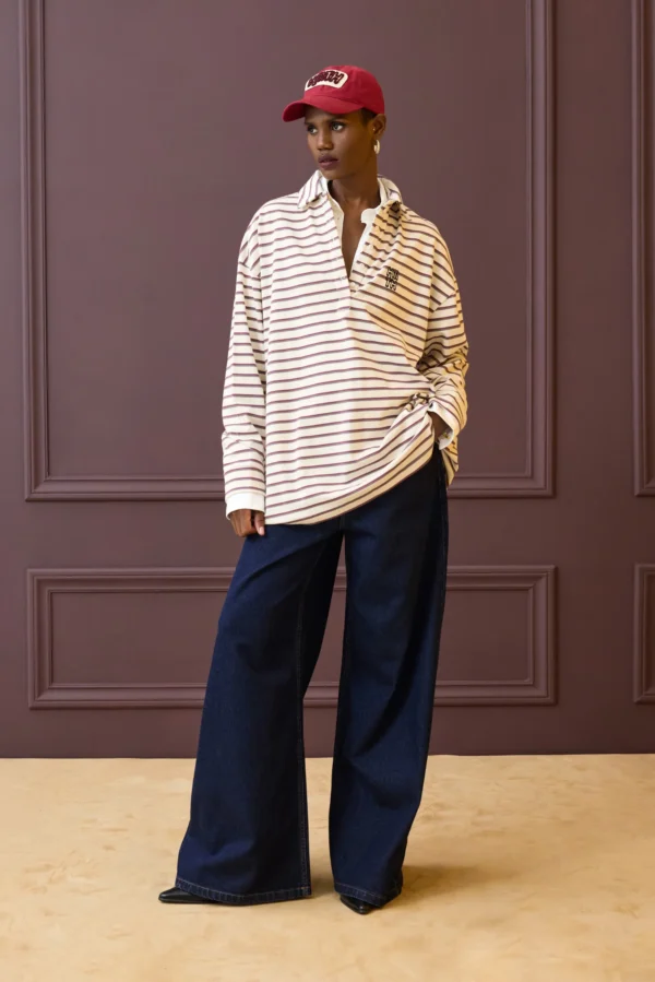 Sidecar Sweatshirt (Grey Bordeaux)/Hemithea μπλούζα - Image 2