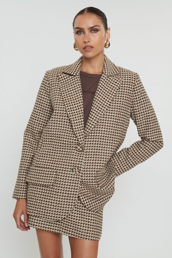 Claire blazer pied de poul/Mix&match σακάκι