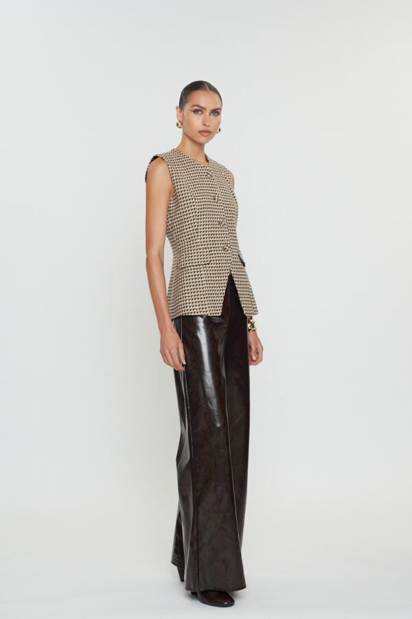 Phoebe vest pied de poul/Mix&match γιλέκο - Image 4