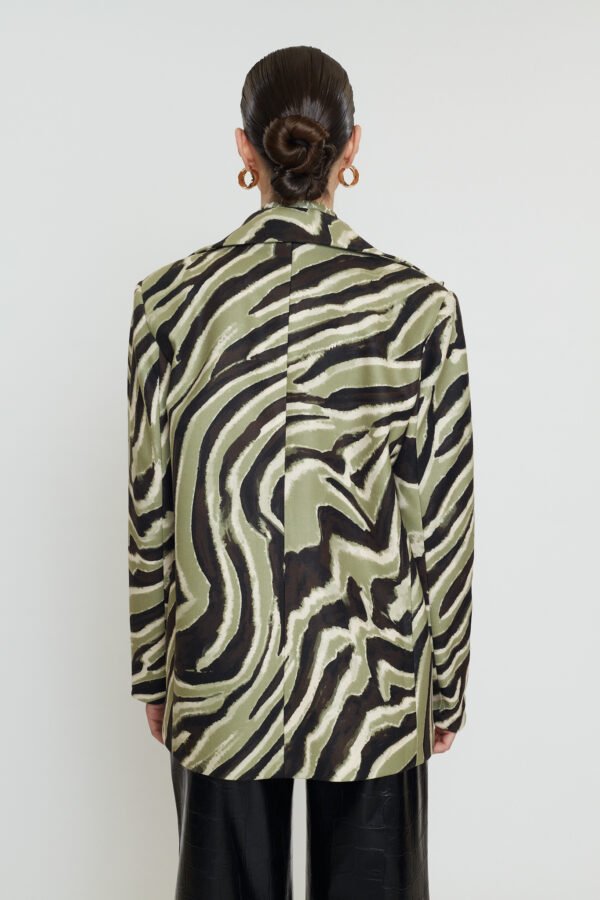Caira blazer olive zebra/Mix & Match σακάκι - Image 6
