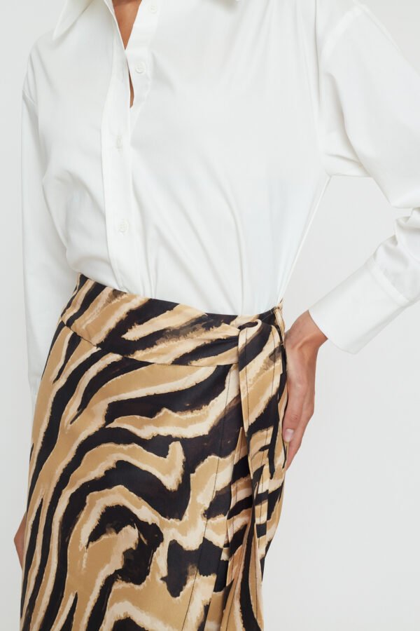 Penelope midi skirt caramel zebra/Mix & Match φούστα - Image 3