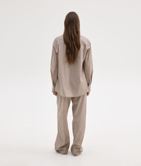 Agnes shirt (beige stripes)/Sunsetgo πουκάμισο - Image 3