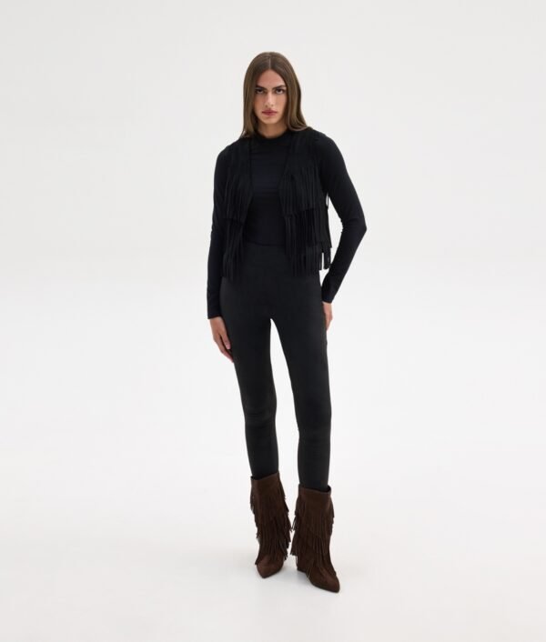 Blondie bangs vest black/Sunsetgo. γιλέκο - Image 2