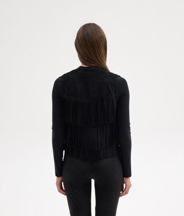 Blondie bangs vest black/Sunsetgo. γιλέκο - Image 4