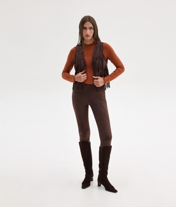 Blondie bangs vest brown/Sunsetgo. γιλέκο - Image 2