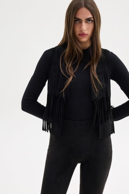 Blondie bangs vest black/Sunsetgo. γιλέκο