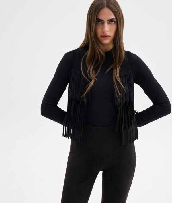 Blondie bangs vest black/Sunsetgo. γιλέκο