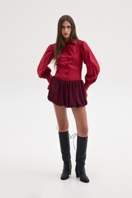 Christina shirt red/Sunsetgo. πουκάμισο
