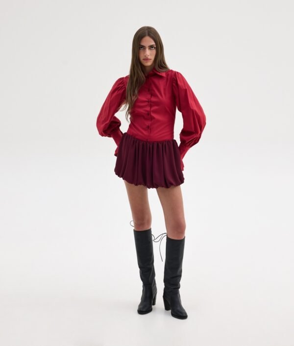 Christina shirt red/Sunsetgo. πουκάμισο