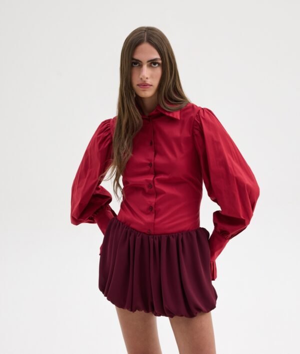 Christina shirt red/Sunsetgo. πουκάμισο - Image 4