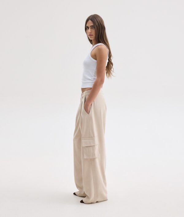 Devon pants beige/Sunsetgo. παντελόνι - Image 5