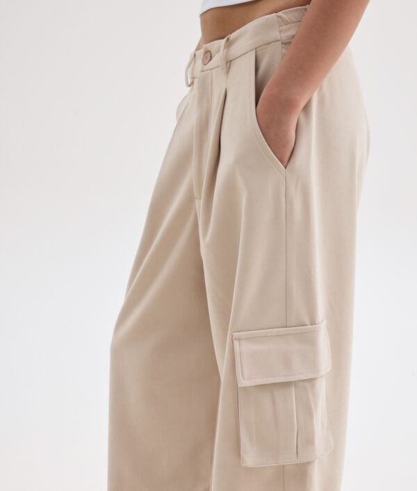 Devon pants beige/Sunsetgo. παντελόνι - Image 4
