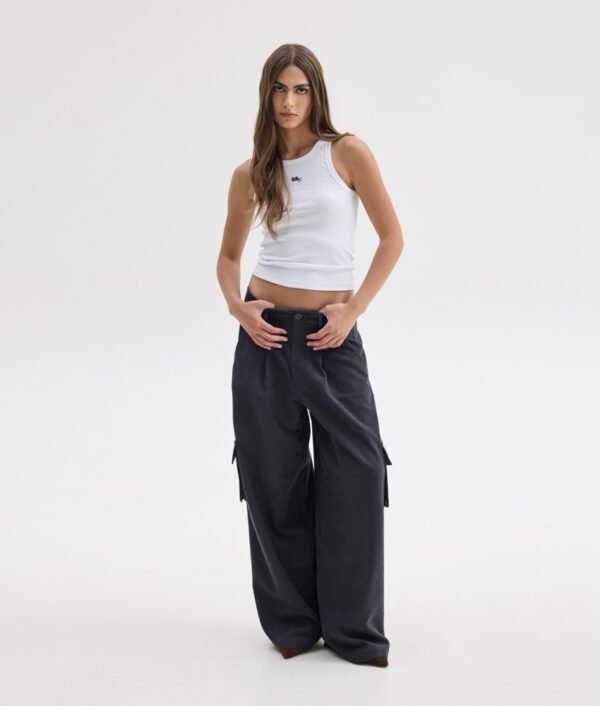 Devon pants dark grey /Sunsetgo.  παντελόνι - Image 2