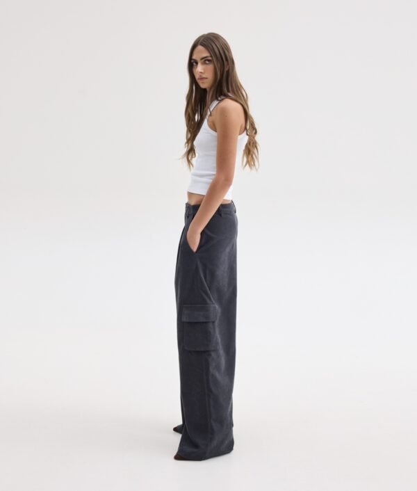 Devon pants dark grey /Sunsetgo.  παντελόνι - Image 3