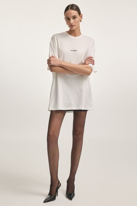 Big attitude t-shirt off white/Nadia Rapti t-shirt