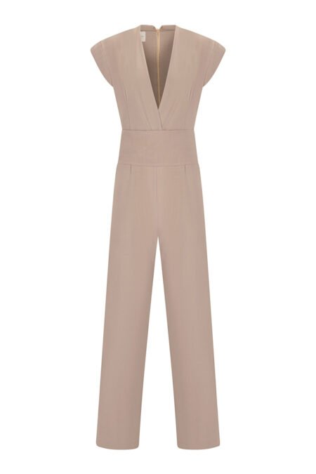Lunacode jumpsuit beige/La Chaine φόρμα