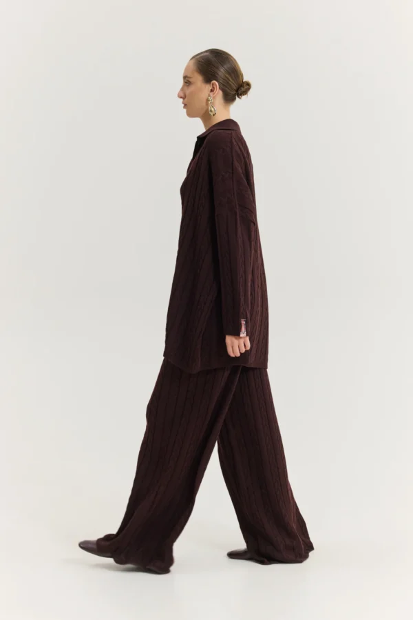 Palermo pants (brown)/Hemithea παντελόνι - Image 4