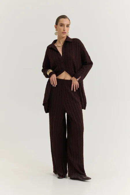 Palermo pants (brown)/Hemithea παντελόνι