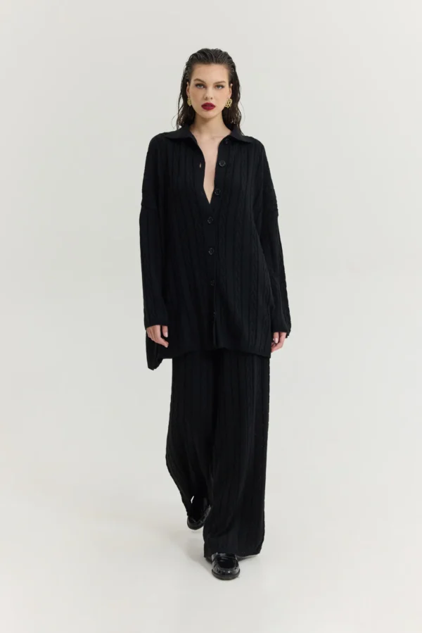 Palermo pants (black)/Hemithea παντελόνι - Image 4