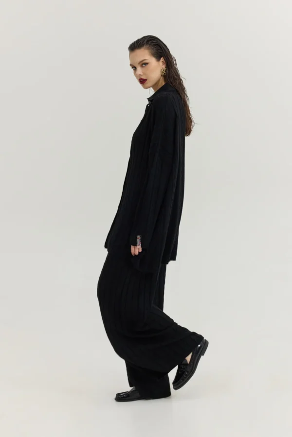 Palermo pants (black)/Hemithea παντελόνι - Image 3